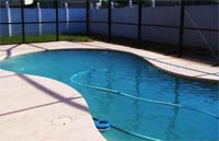 The great screened in pool!