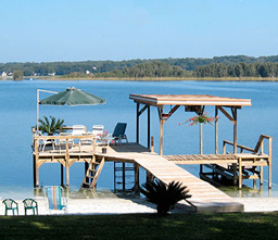 lake front dock