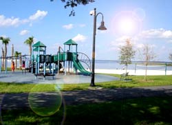 Lakefront Playground and Water Pad!